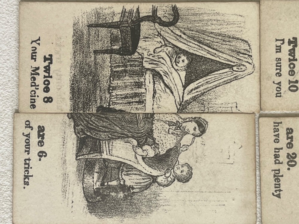 Antique Multiplication Table in Rhyme - by John Betts View II
