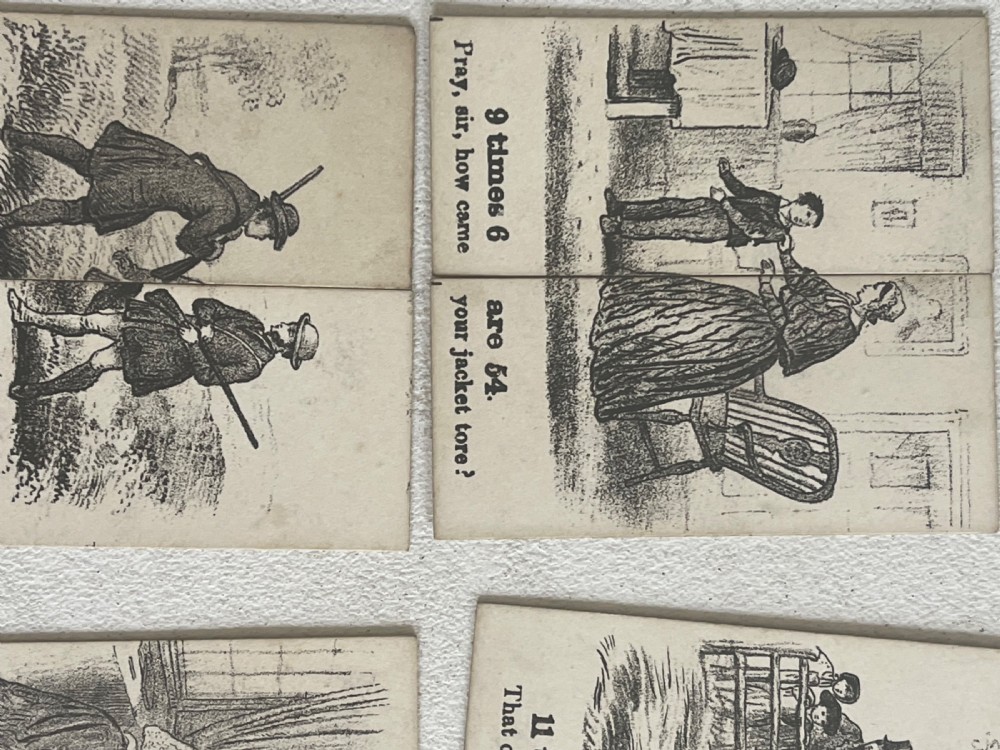 Antique Multiplication Table in Rhyme - by John Betts View III