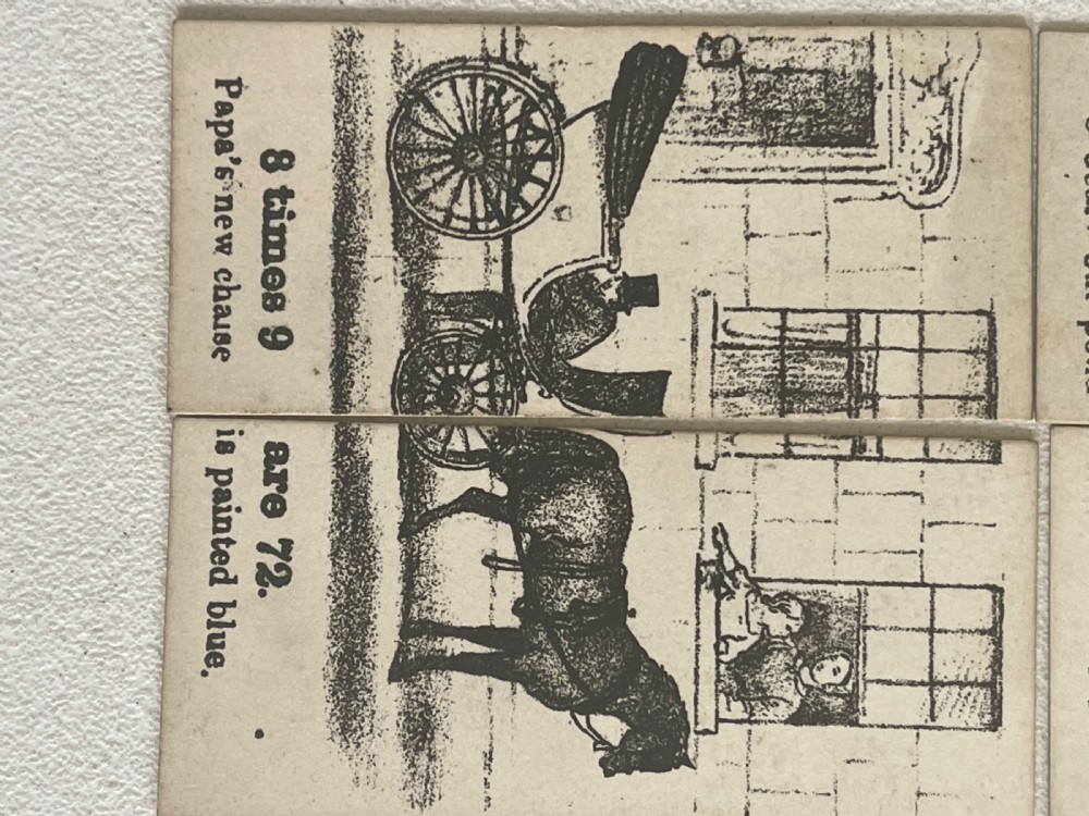 Antique Multiplication Table in Rhyme - by John Betts View VIII