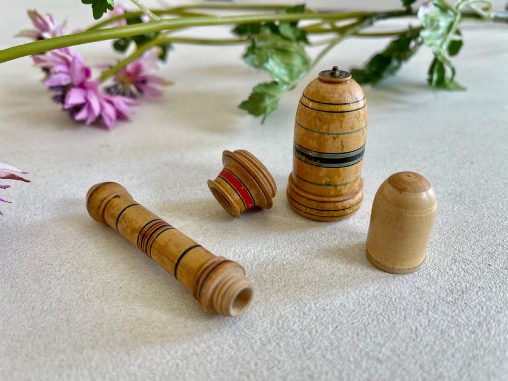 A Georgian Tunbridge Ware Needle & Thimble case View II