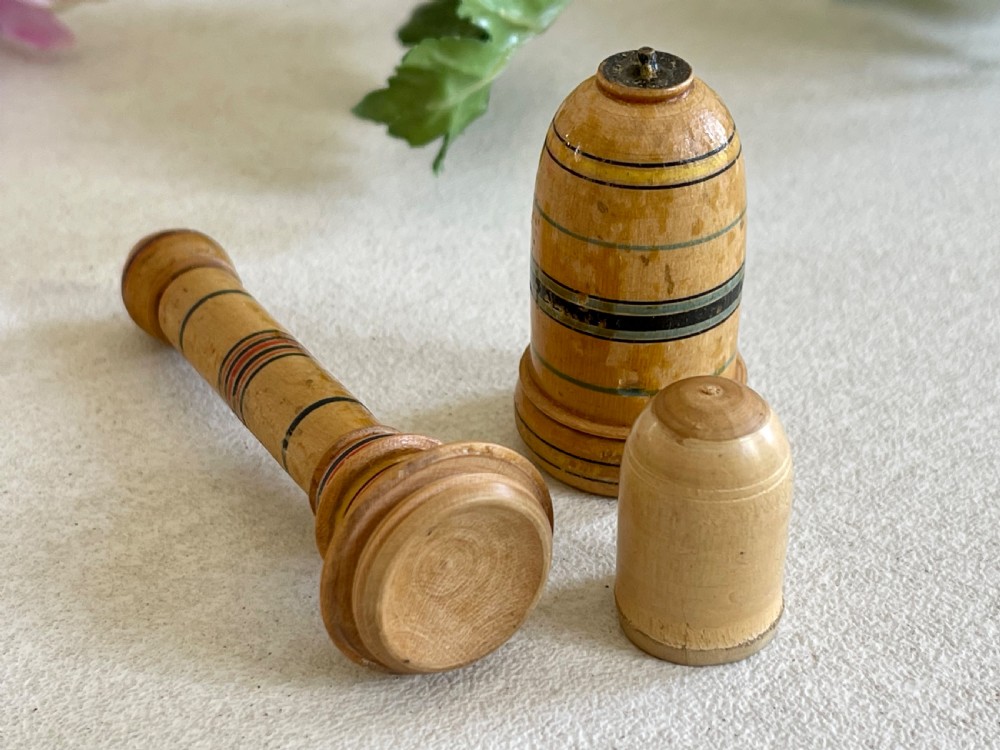 A Georgian Tunbridge Ware Needle & Thimble case View III