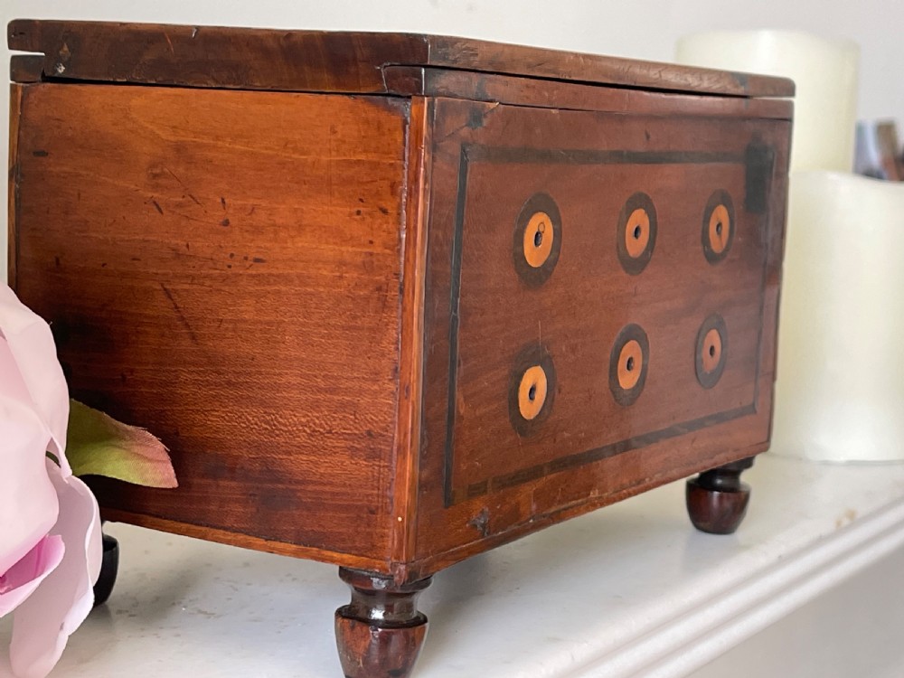 An Unusual Georgian Sewing Reel Box View VIII