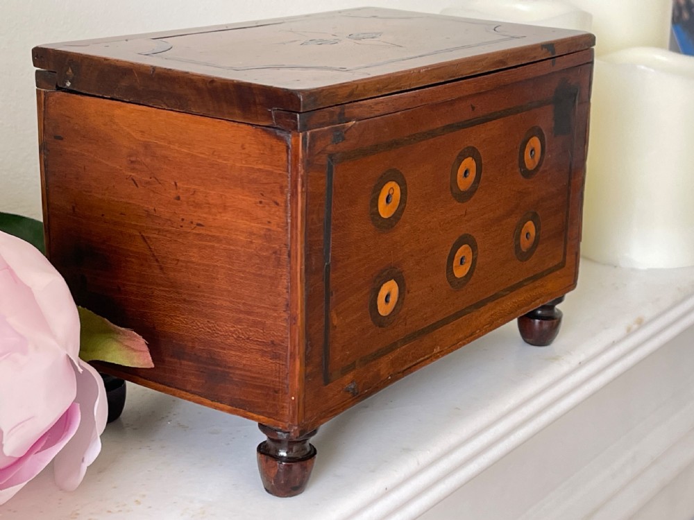 An Unusual Georgian Sewing Reel Box View IX