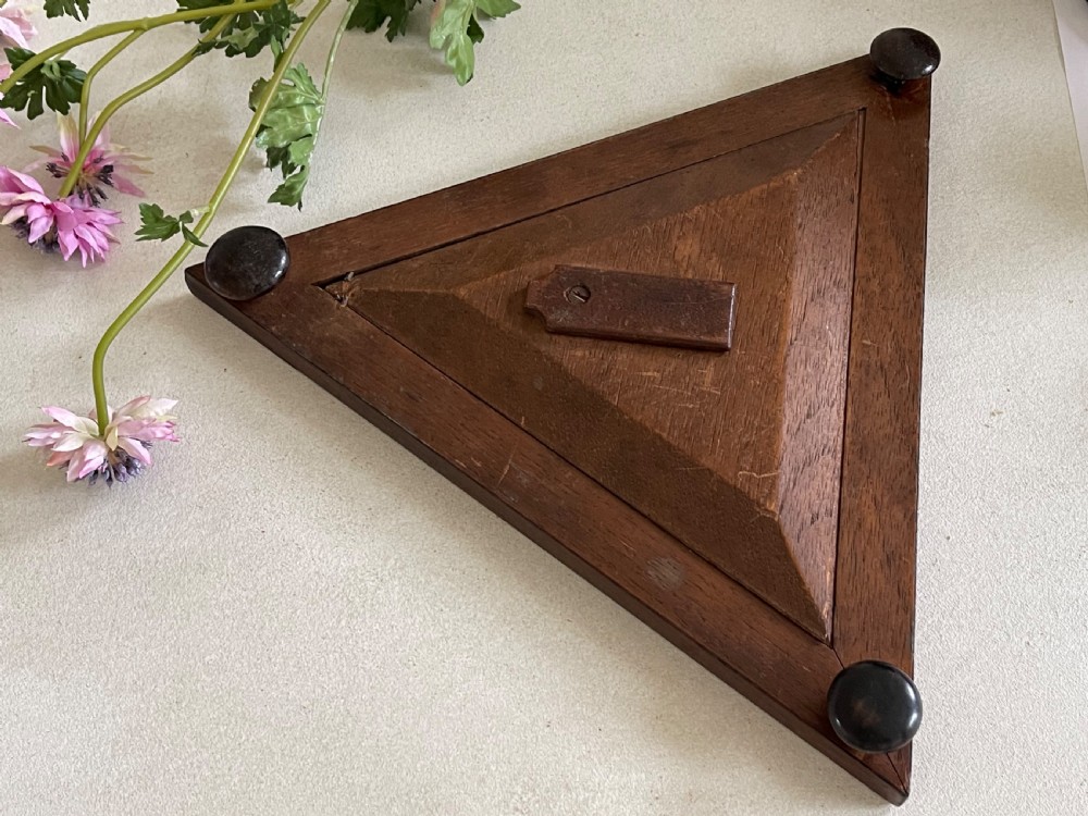 An Antique Triangular Cribbage Board View III