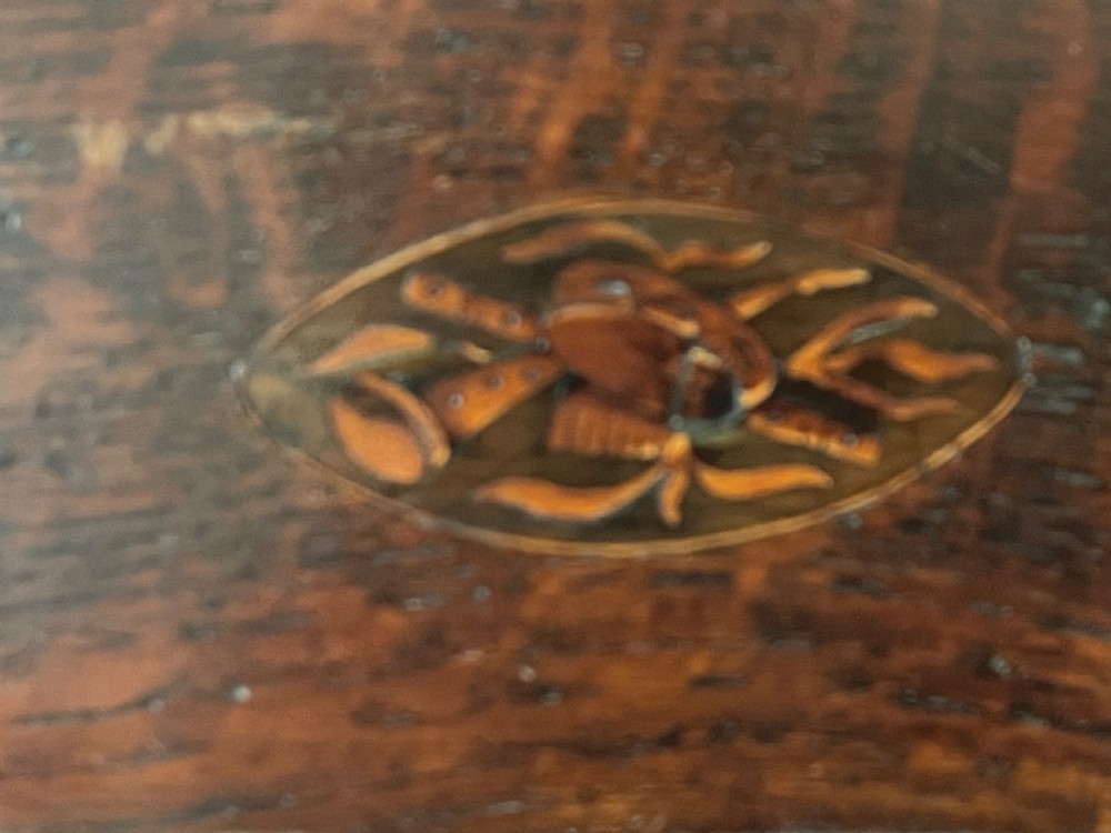 Antique Oak Candle Box- lovely colour View IV