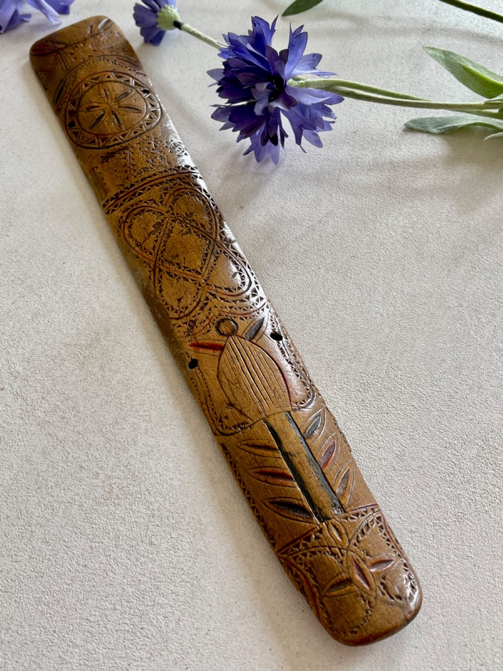 An Antique Treen Dated Stay Busk - 1780