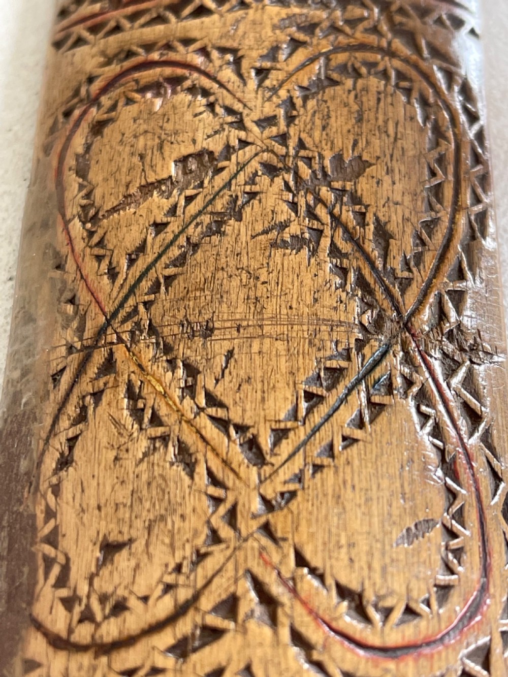 An Antique Treen Dated Stay Busk - 1780 View II