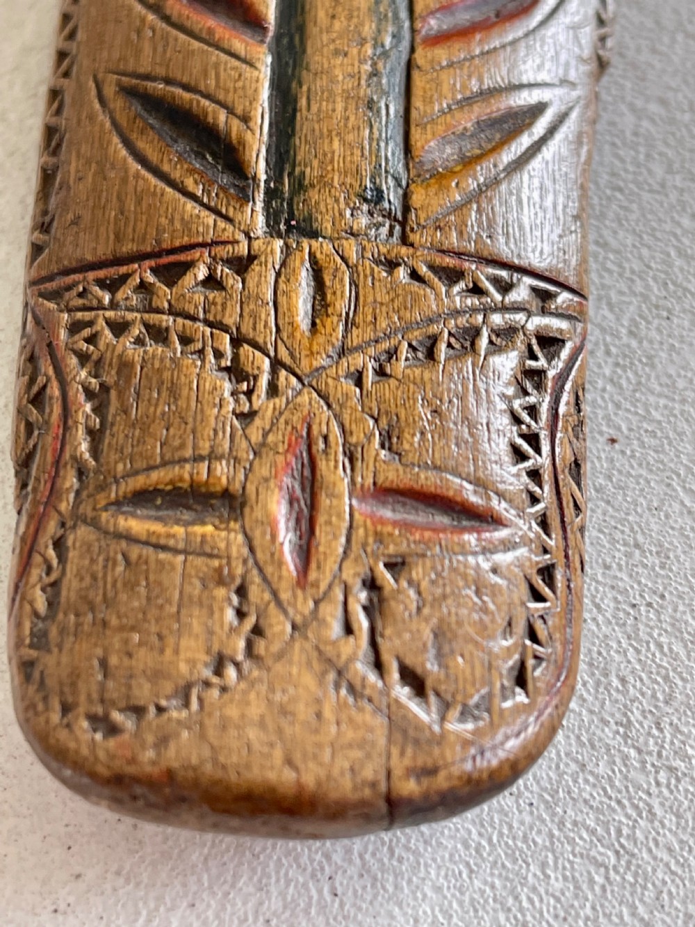 An Antique Treen Dated Stay Busk - 1780 View III