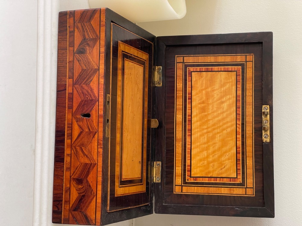 A Lovely Georgian Inlaid Stationery Box View II