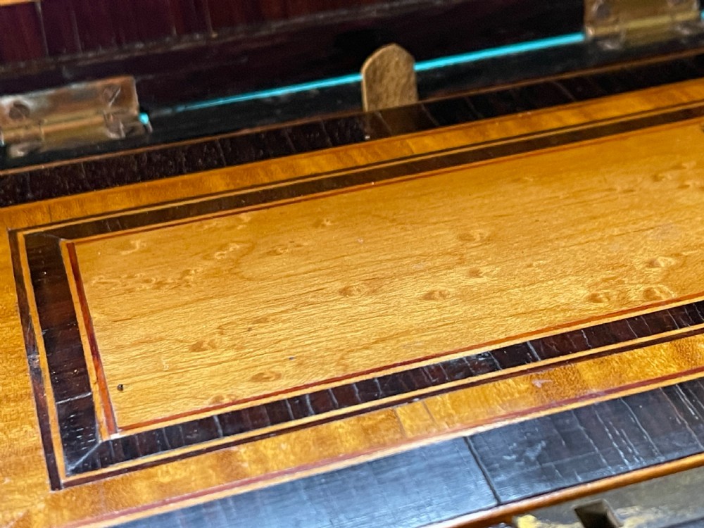 A Lovely Georgian Inlaid Stationery Box View IV