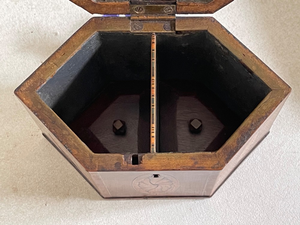 A Georgian Hexagonal Tea Caddy View III