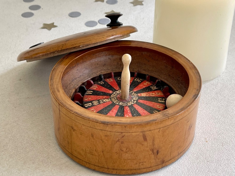 An Antique Travelling Roulette Game View II