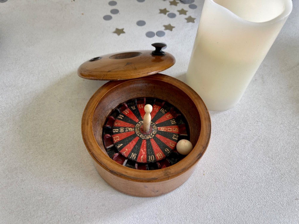 An Antique Travelling Roulette Game View IV