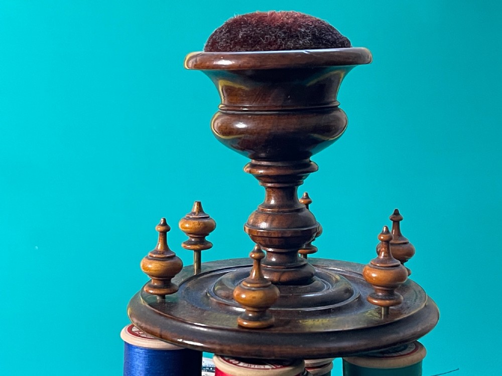 An Antique Tea Caddy in the shape of a Chest of Drawers View XI