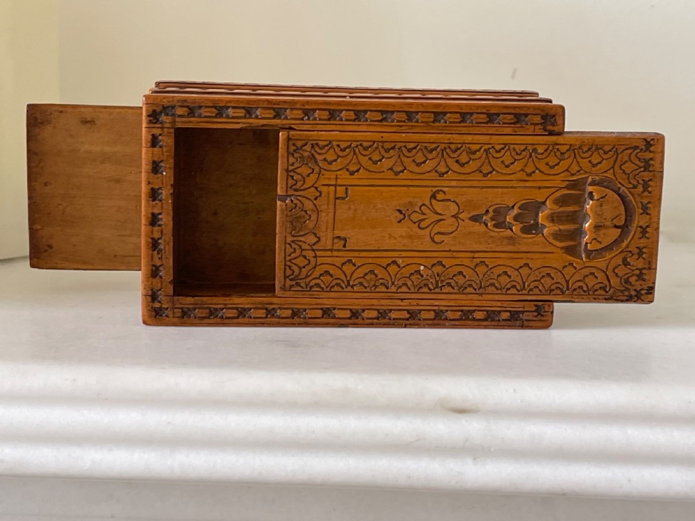 An Antique Double Book Snuff Box - boxwood View III