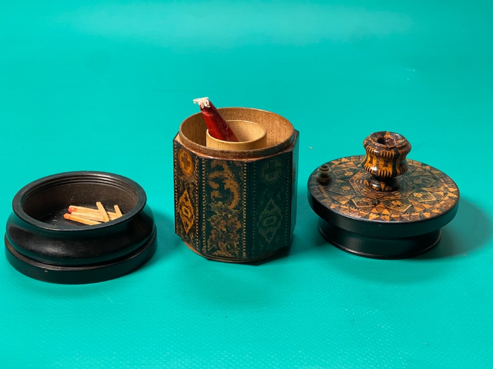 An Extra Large Tunbridge Ware Go to Bed View VII
