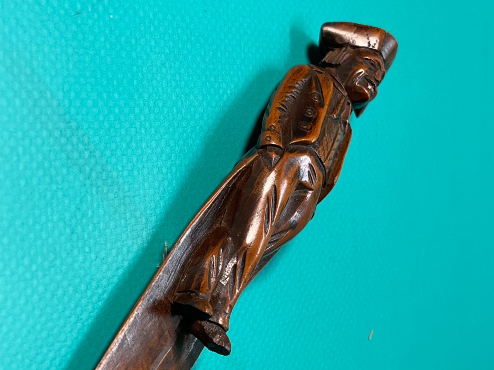 An Antique Treen Figural Page Turner View IV