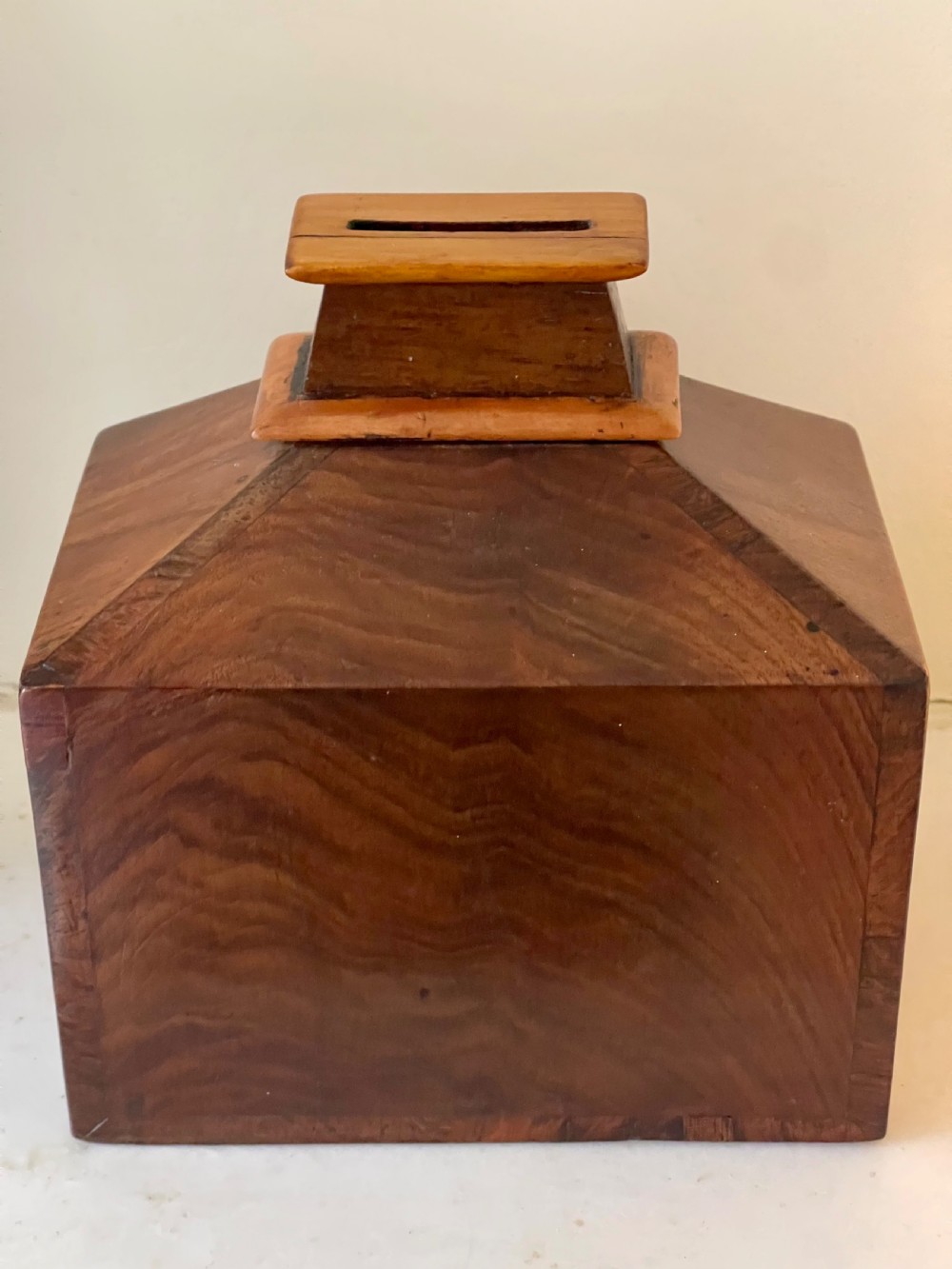 An Antique House Shaped Money Box View IV