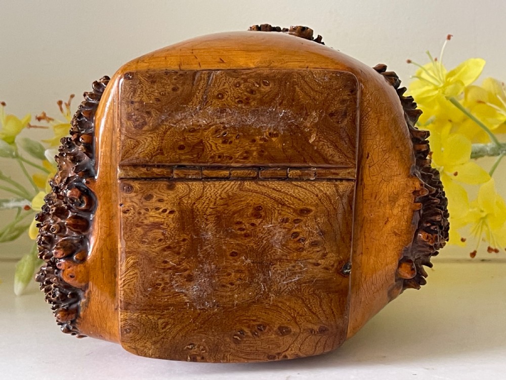 A n Impressive Large Antique  Table Burr Snuff Box View II