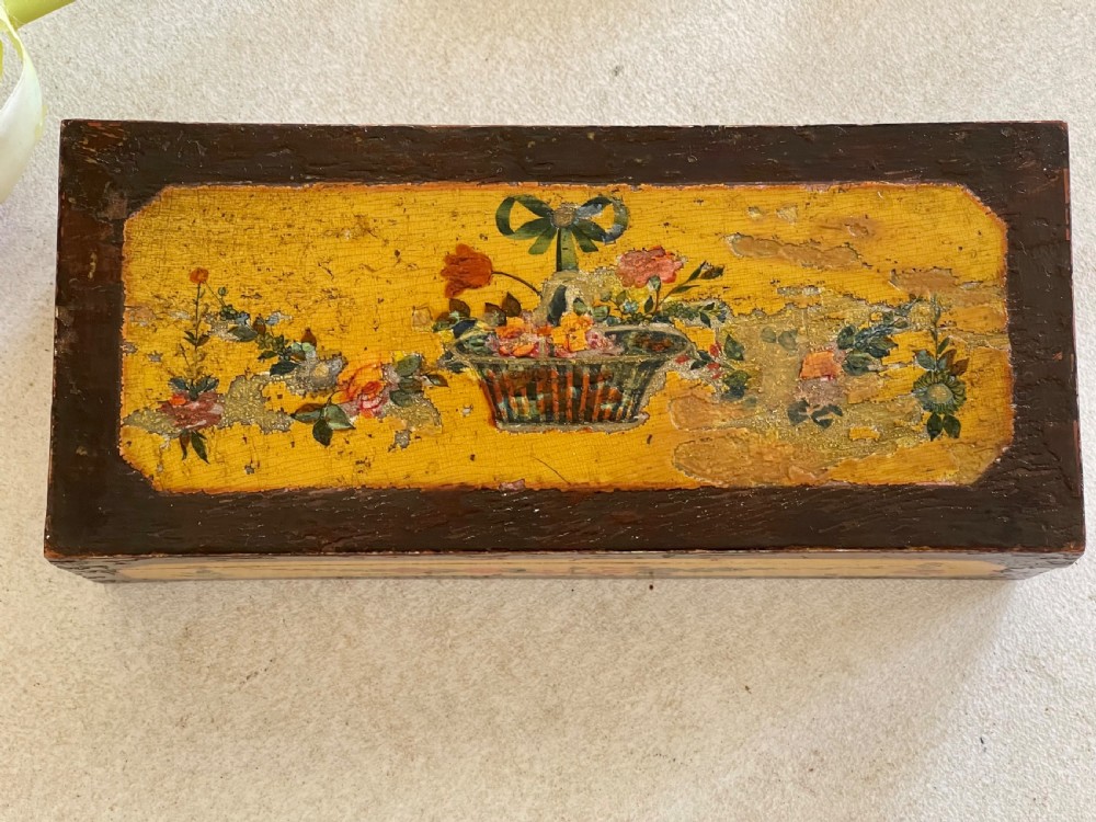 An Antique Netting Box - with contents View IV