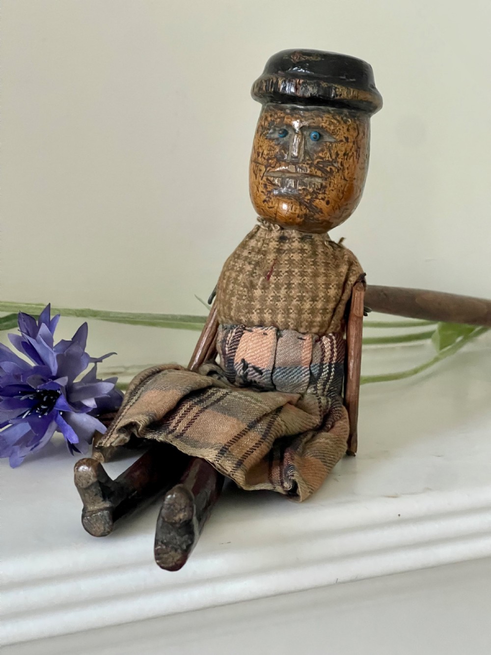 An Antique Wooden Jigger Doll View IV