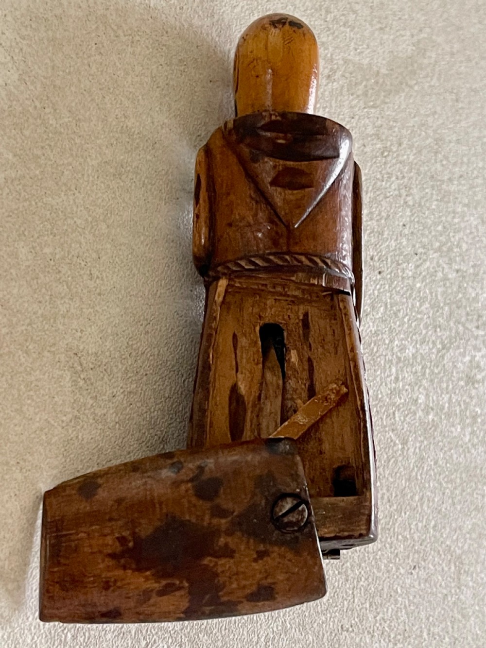 An Antique Monk Snuff Box - novelty Snuff View II