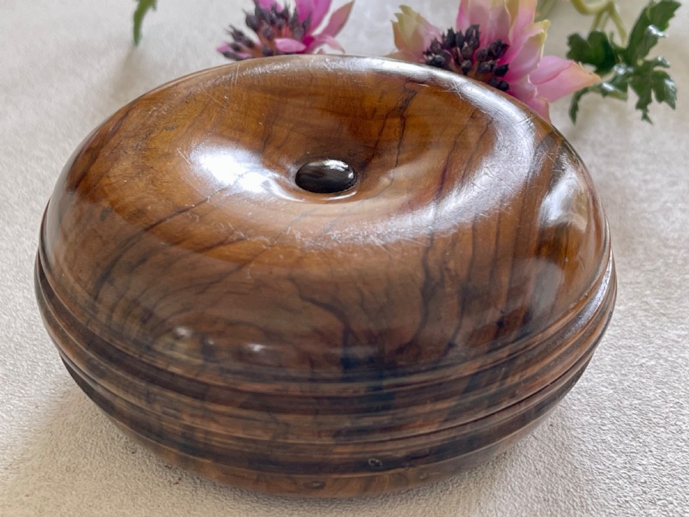 Antique Treen Brighton Bun Candlesticks View II