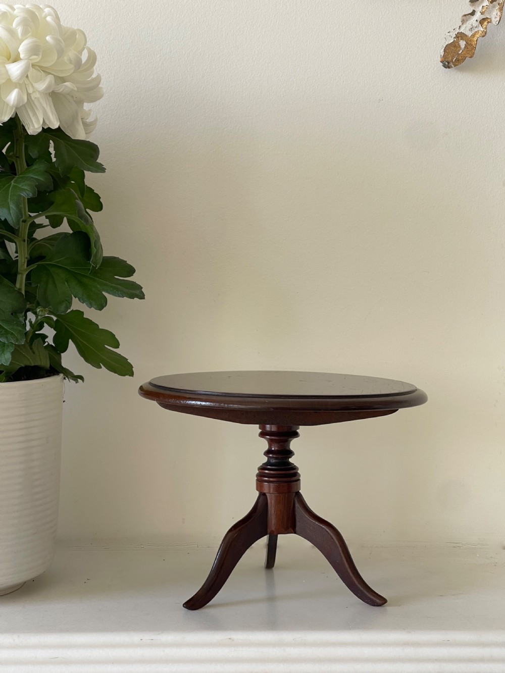 A Mini Antique Tripod Table View IV