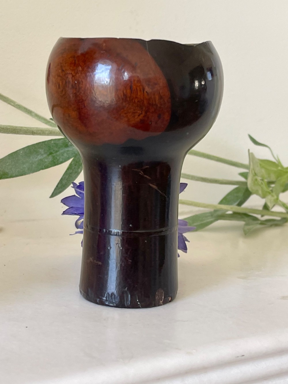 An Early Treen Snuff Mortar - c1690/1700's View IV