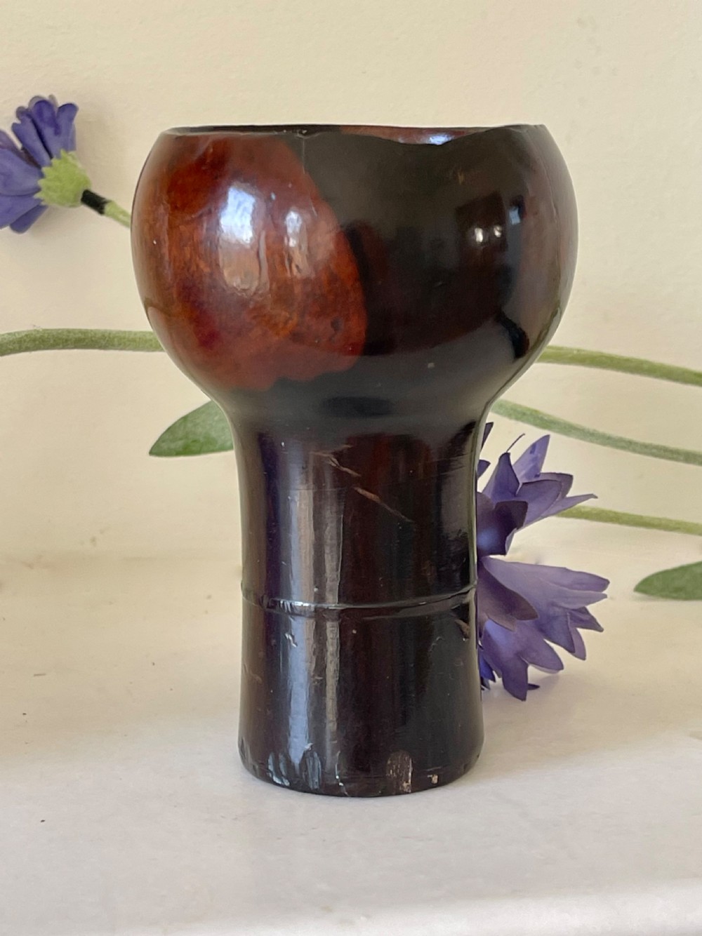 An Early Treen Snuff Mortar - c1690/1700's View VI