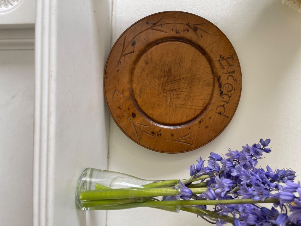 An Antique Treen Bread Board - small size View II