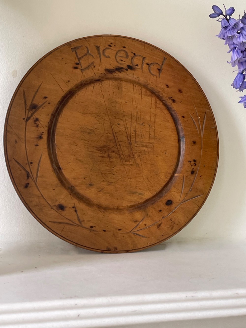 An Antique Treen Bread Board - small size View III