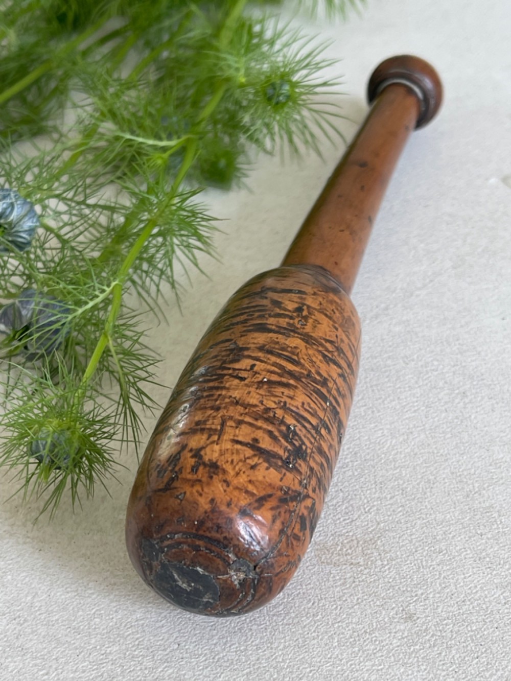 An Antique  Treen Georgian Fishing Priest View V