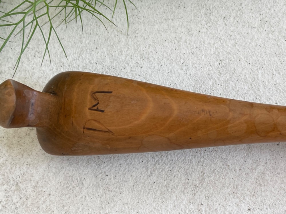 An Antique Welsh Spoon - with hook and initials View III