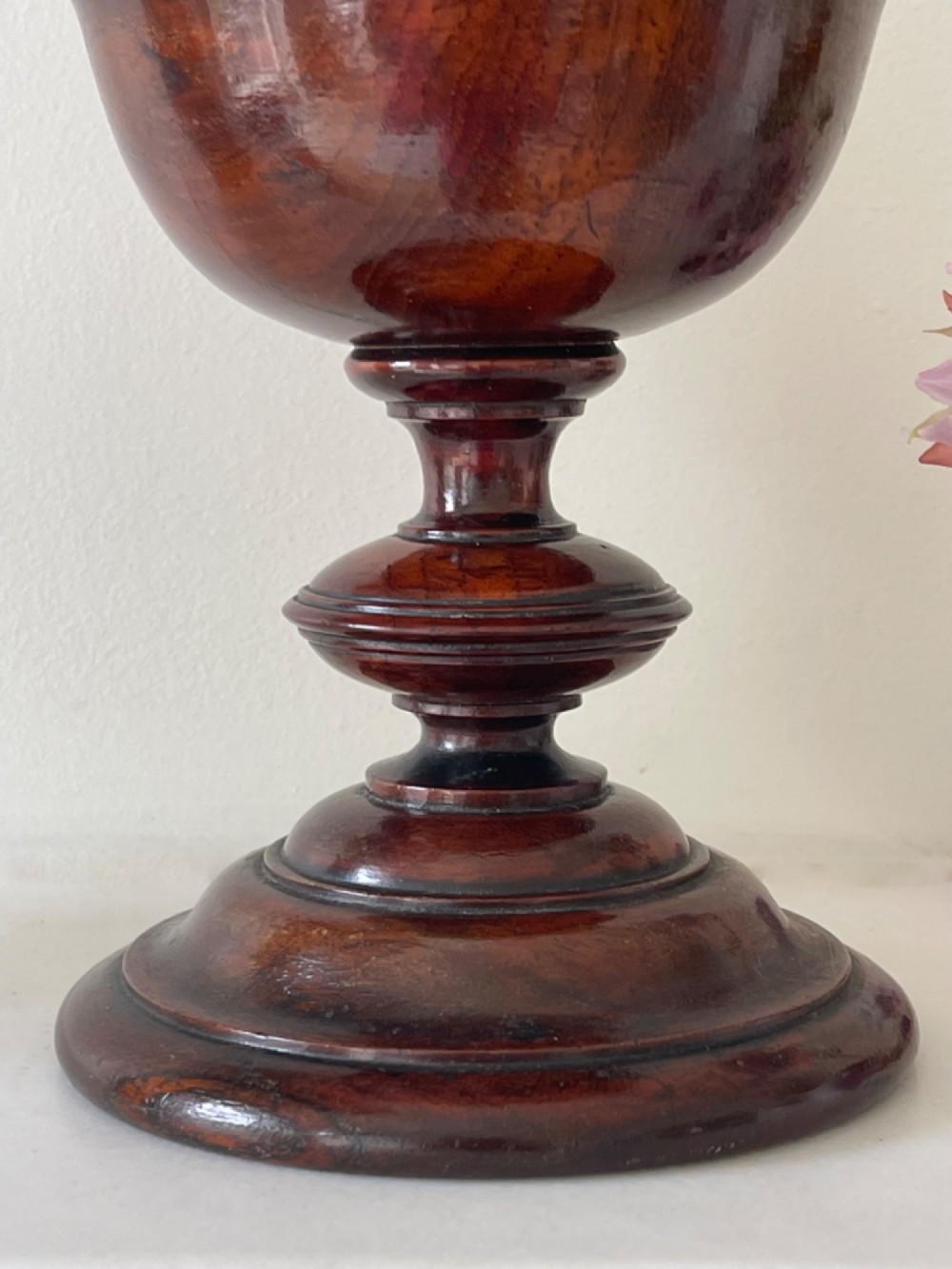 An Antique Treen Spice or Salt Lidded Pot View VI