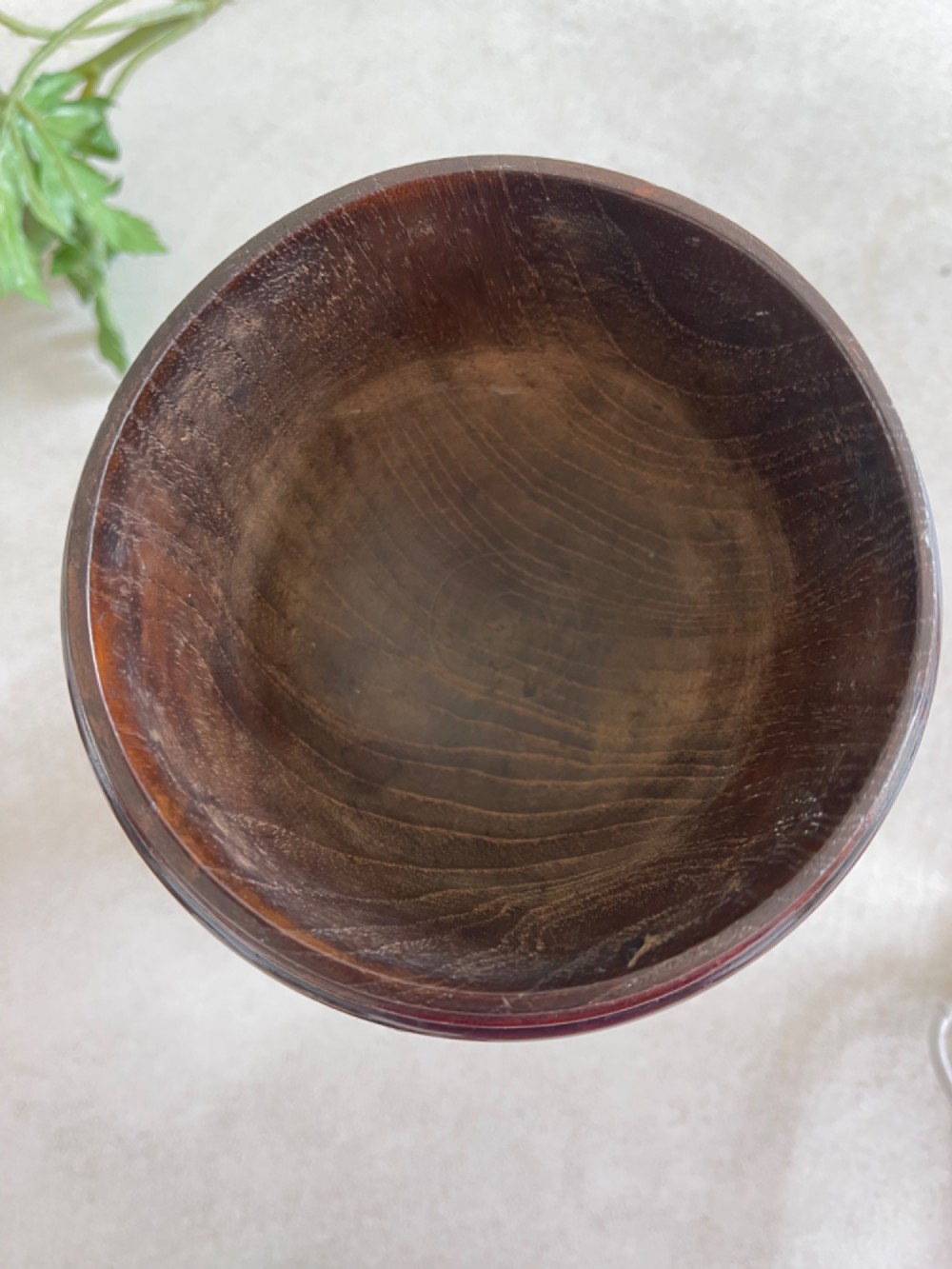 An Antique Treen Spice or Salt Lidded Pot View VII