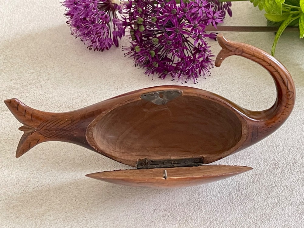 An Antique Fish Shaped Snuff Box View II