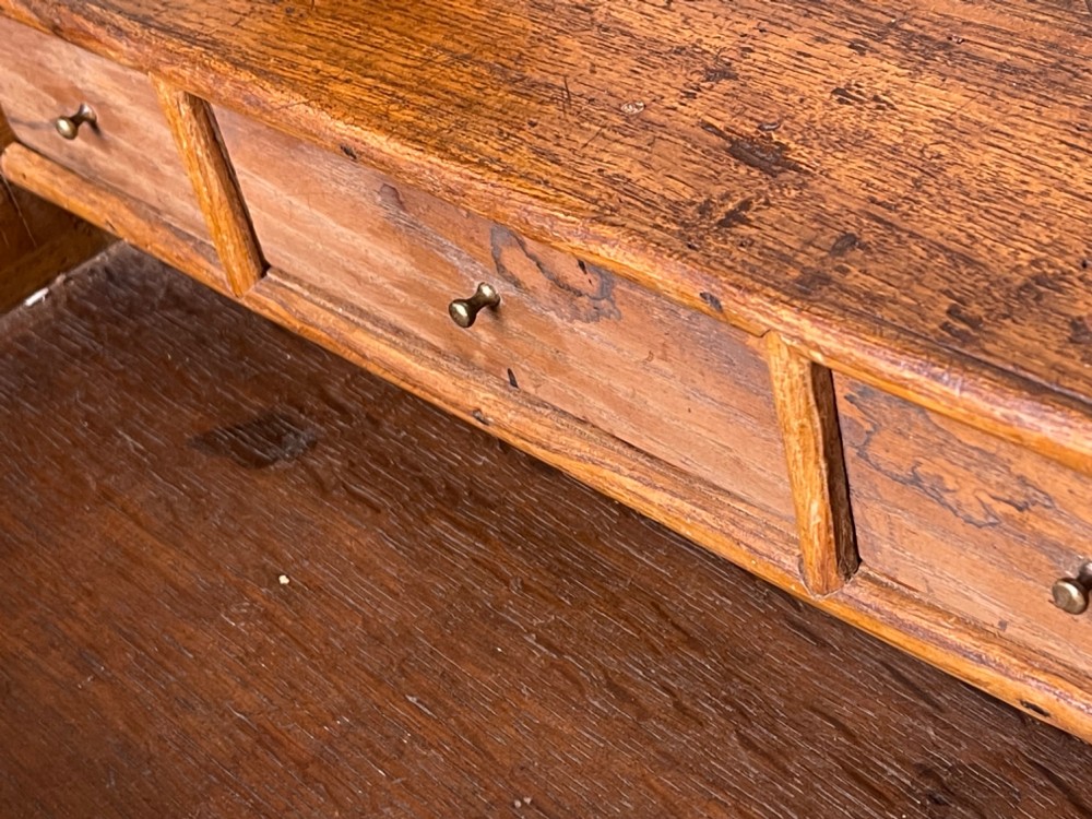A Queen Anne Pollard Elm & Elm Lace Box - secret drawers View VII