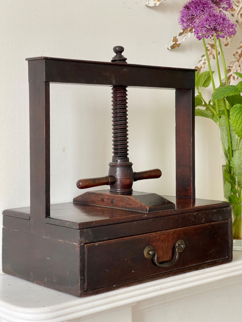 An Antique Georgian Book Press View III