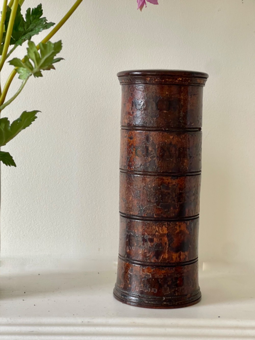 An Antique Five Tier Spice Tower - great finish View III
