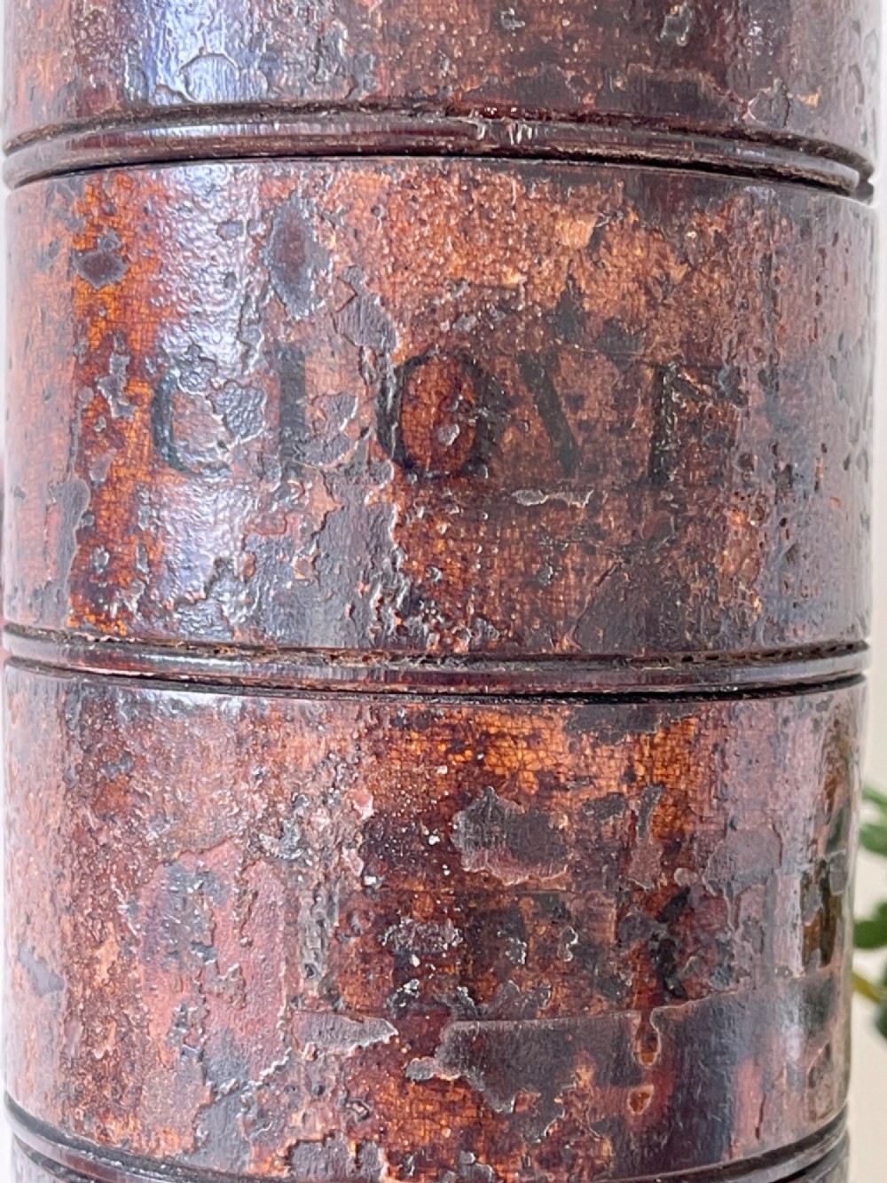 An Antique Five Tier Spice Tower - great finish View IV