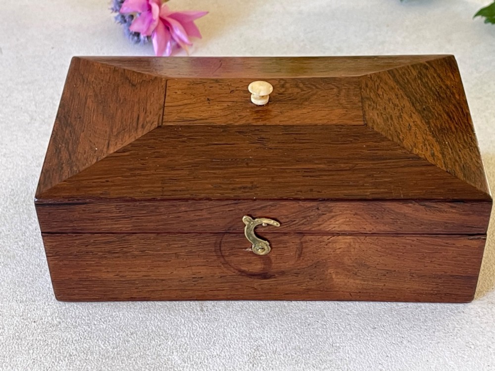 A Mini Antique Writing Box - with contents View VI