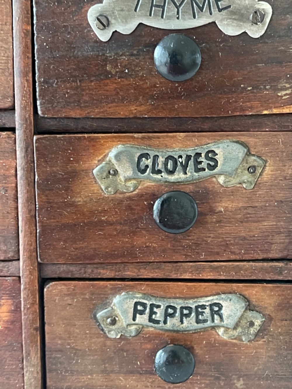 Antique Spice Drawers View III