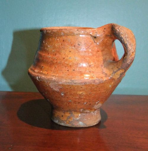 17TH 18TH C DUTCH SLIPWARE STRAWBERRY JAR - ADDITIONAL PHOTO 2