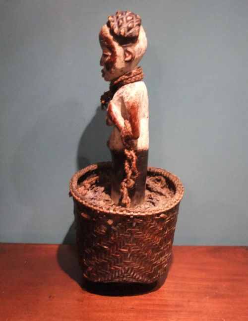 ANTIQUE AFRICAN FERTILITY FIGURE FROM GABON C19301940 - ADDITIONAL PHOTO 1