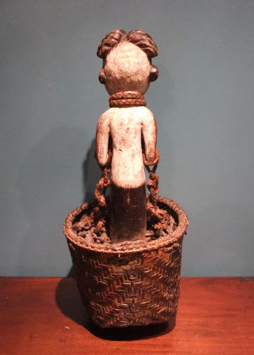 ANTIQUE AFRICAN FERTILITY FIGURE FROM GABON C19301940 - ADDITIONAL PHOTO 2