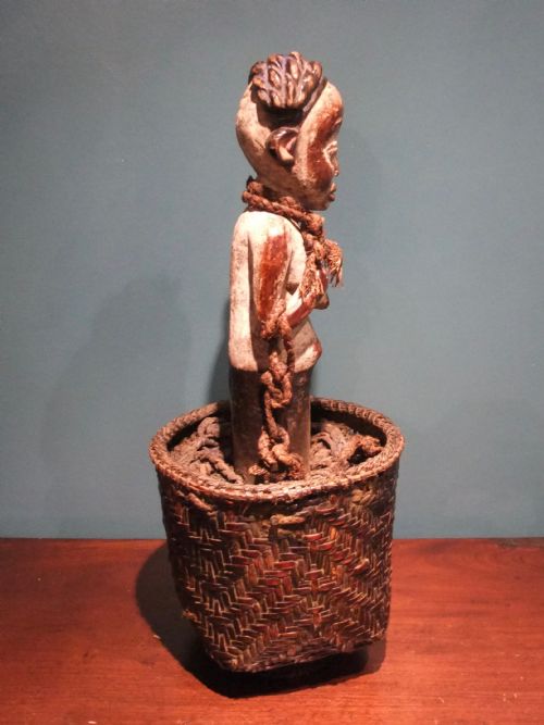 ANTIQUE AFRICAN FERTILITY FIGURE FROM GABON C19301940 - ADDITIONAL PHOTO 3