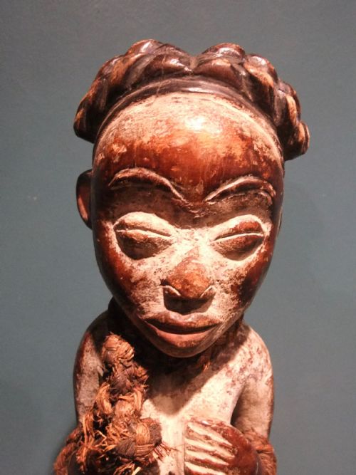 ANTIQUE AFRICAN FERTILITY FIGURE FROM GABON C19301940 - ADDITIONAL PHOTO 4