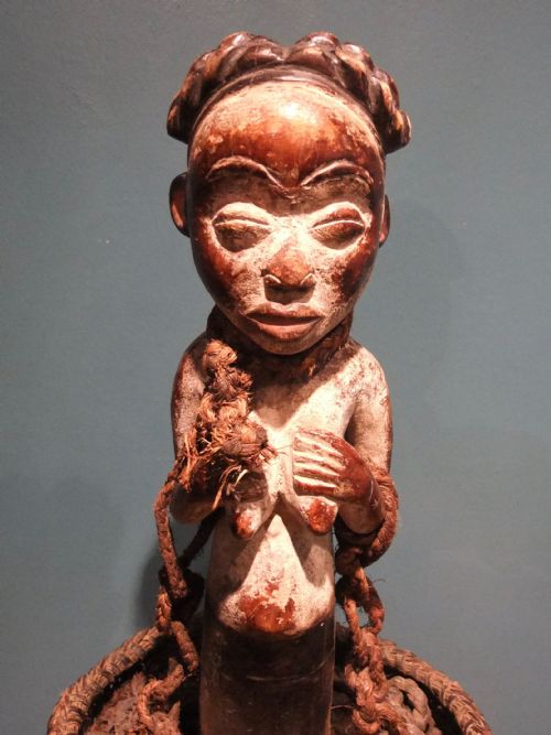 ANTIQUE AFRICAN FERTILITY FIGURE FROM GABON C19301940 - ADDITIONAL PHOTO 5