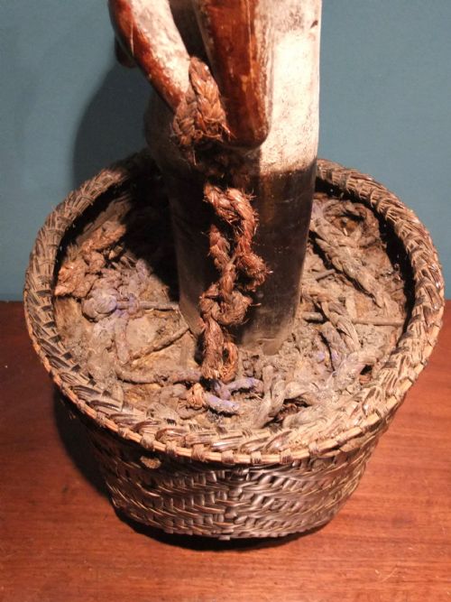 ANTIQUE AFRICAN FERTILITY FIGURE FROM GABON C19301940 - ADDITIONAL PHOTO 8